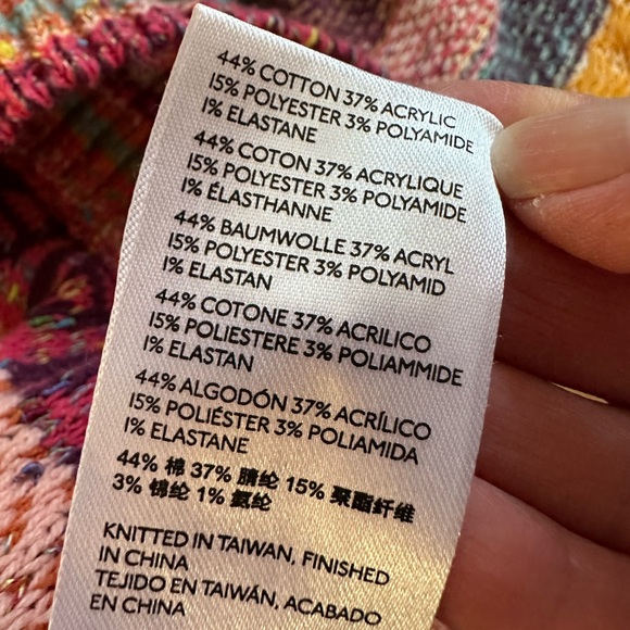 Anthropologie Pilcro Multicolor Lalala Sweater XL ( L ) - Picture 7 of 12